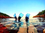 Paradis bleu et ile dor