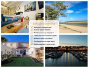 "COCON SAINT HILAIRE" Maison de charme 7 personnes, jardin clos, 5 min plage, port, commerces