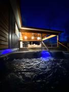 Glamp House Lake and Mountain Views Hot Tub by Hiawassee Glamping