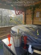 Shepherds Hut with hot tub on Anglesey North Wales Shepherds Hut with hot tub on Anglesey North Wales
