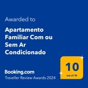 Apartamento Familiar - com ou sem ar condicionado pago a parte