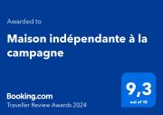 Maison indépendante à la campagne