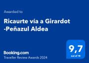 Ricaurte vía a Girardot -Peñazul Aldea