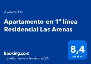 Apartamento en 1ª línea Residencial Las Arenas