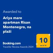 Ariya mare apartman Risan Montenegro, na plaži