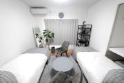 Close to Shinjuku!Twin beds,Projector,Appliances!
