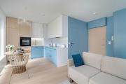 Pastel Blue Studio Grunwald with Garden & Parking Poznań by Renters