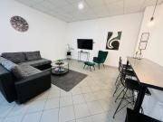 Apartment Central 10D 55qm Wi-Fi free Parking calm back house