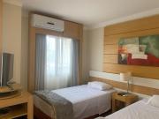 Quarto duplo em hotel pertinho do Aeroporto de Congonhas - H108