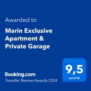 Marin Exclusive Apartment & Private Garage