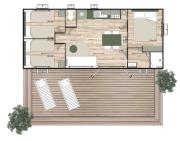 Mobil home ile de loisirs de buthiers