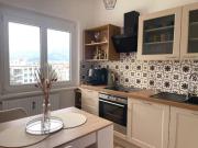 TAMLiving Graz Zentrum Balkon Küche Smart TV Ausblick