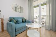 Bright Apartment in Warsaw with One Bedroom, Bath and Furnished Balcony by Renters