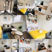 Private Room in Modern Shared Apartment, Each with Kitchenette, Central Birmingham R1