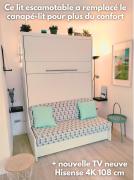 Sunny studio terrasse, hypercentre la plage à 2 pas !