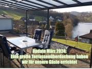 Exklusive Ferienwohnung Agger-Blick mit großer Seeblick-Terrasse & Sauna