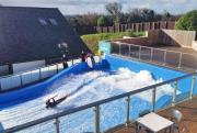 Holiday lodge, on-site watersports, Retallack Resort