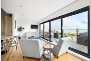 Beach side apartments in Pett Level near Rye in East Sussex