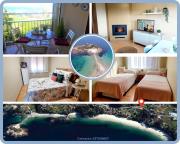 Apto Dona Olga 200 mts playa Lapamán, terraza vistas al mar