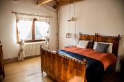 Double bedroom, kitchen, bathroom in organic farm
