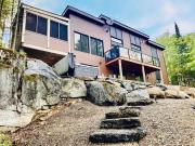Panoramic Lakefront Chalet with Hot Tub & Firepit