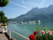 Le Coin des Cygnes, appartement face au lac dAnnecy avec plage privée