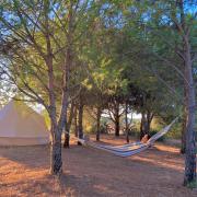 Glamping on Organic Yoga Farm with Natural Swimming Pool near Beach