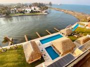 Acogedor con 2Tvs 3 albercas, gym y ludoteca