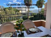 Ste Maxime T3 Terrasse vue mer et avec piscine