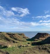 Bolt Hole by the beach on the Northumberland coast