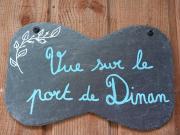 Vue sur le port de Dinan