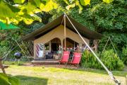 Safari Tent 1 With Outdoor Tub At Tapnell Farm
