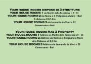 YOUR HOUSE ROOMs 1