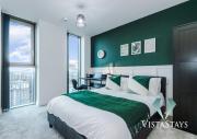 Stylish 2BDR Apartment By Vista Stays Short Lets & Serviced Accommodation Manchester With Pool Table & Free WiFi Near Manchester City