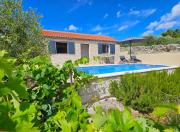 Stone house in vineyard