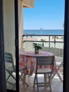 Studio cosy CLIMATISE vue mer Canet Plage 3étoiles