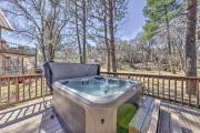 Lovely Creekside Ruidoso Home with Hot Tub and Deck!