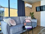 Houseboat in azy by Lake Jamno and the Sea