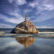 Apê 50 metros da praia com wifi e garagem