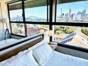 Chic studio with stunning views