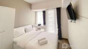 Well Furnished Studio Room at High Floor Tokyo Riverside PIK 2 Apartment By Travelio