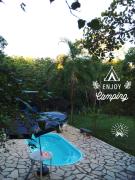 Chalé Piscina Rio Área de Lazer na Terra do Sossego