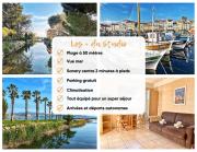 Sanary, Studio vue mer, à deux pas des plages et du centre ville