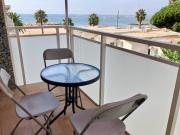 Terrasse vue mer a 20m plage Cambrils. Locamar Apt Lourdes