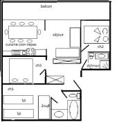 Résidence Leverest - 4 Pièces 8 personnes - LEVEREST - 054EV - PLAGNE CENTRE MAE-5864