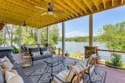 Lakefront Hiawassee Gem: Boat Dock w Rooftop Deck