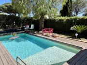 Bas de villa avec piscine privée, grande terrasse, proche village et plage, BBQ, terrain de pétanque - FR-1-726-52