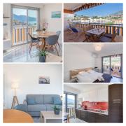 LA PERLE 2P Vue Mer Terrasse 2 mins Plage Garage Clim