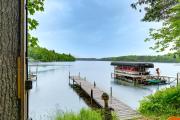 Peaceful White Sand Lake House with Dock and Deck!