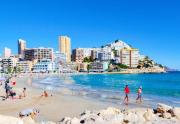 Benidorm beach segunda linia